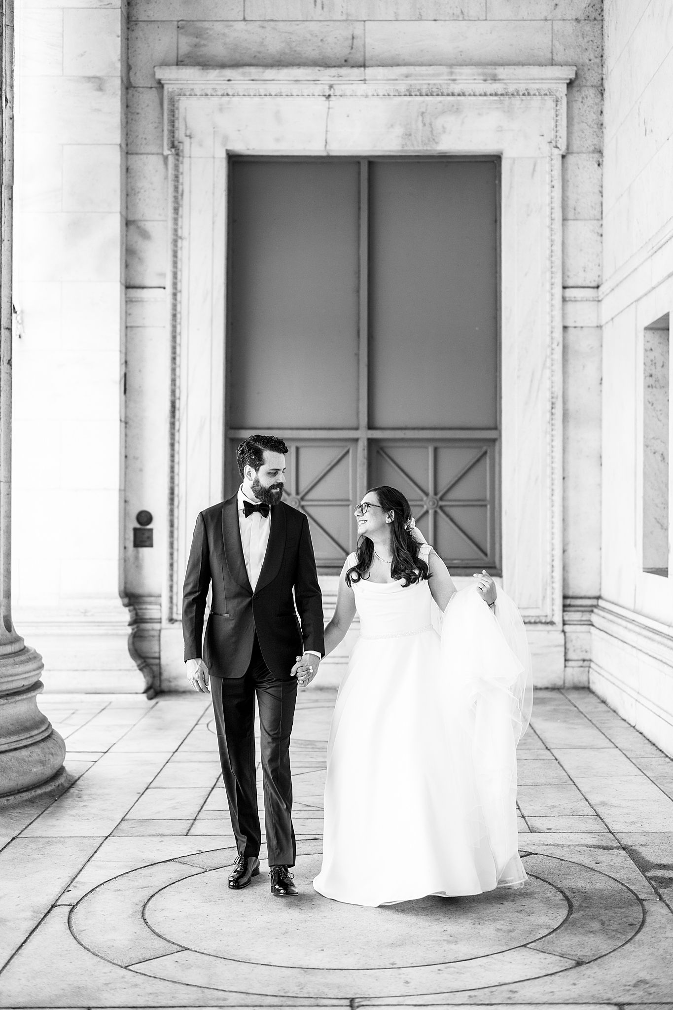 Chicago Museum Campus wedding portraits in Chicago, Illinois with Chicago wedding and portrait photographer Kim Ritchie Photography.