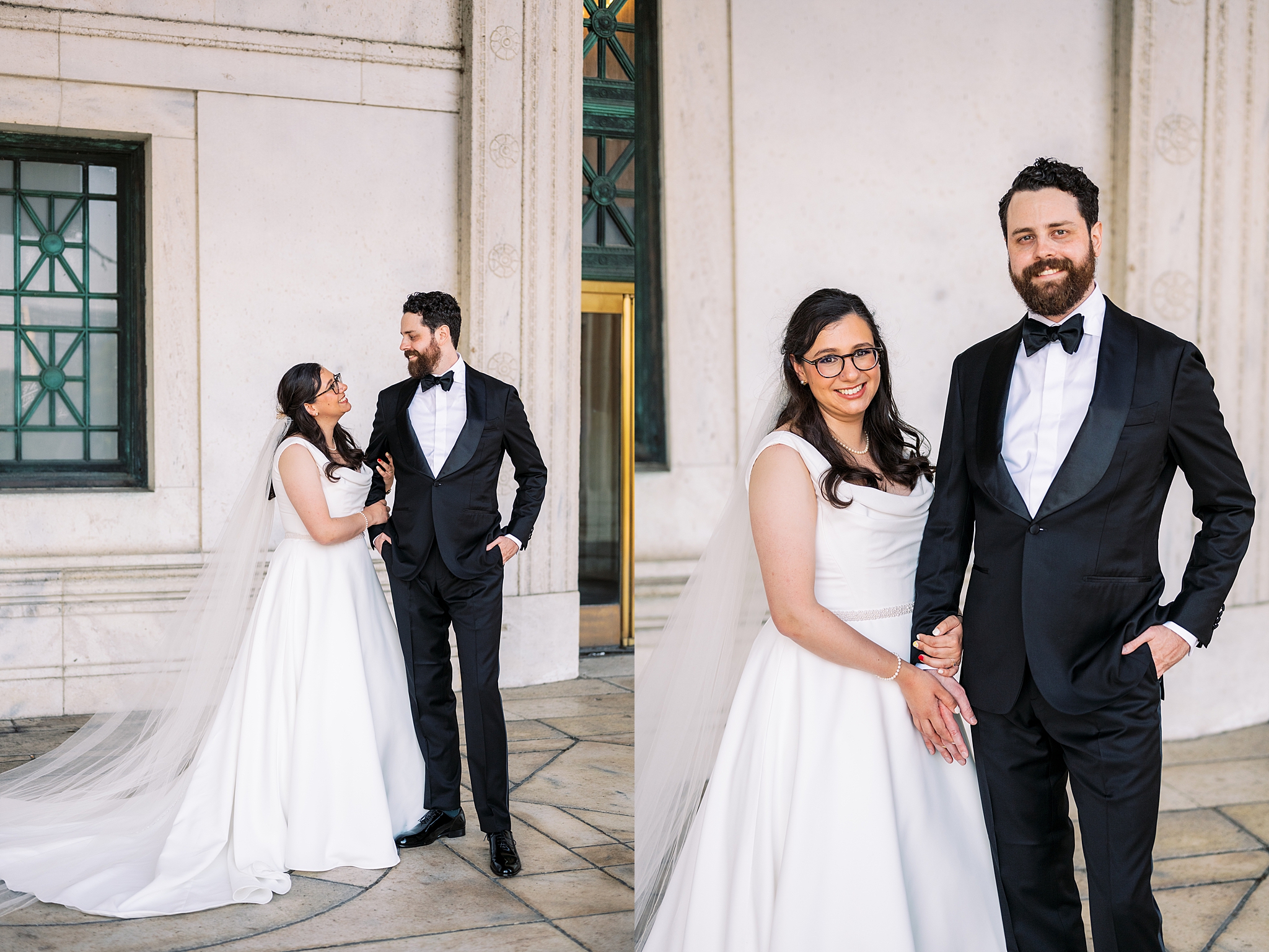Chicago Museum Campus wedding portraits in Chicago, Illinois with Chicago wedding and portrait photographer Kim Ritchie Photography.
