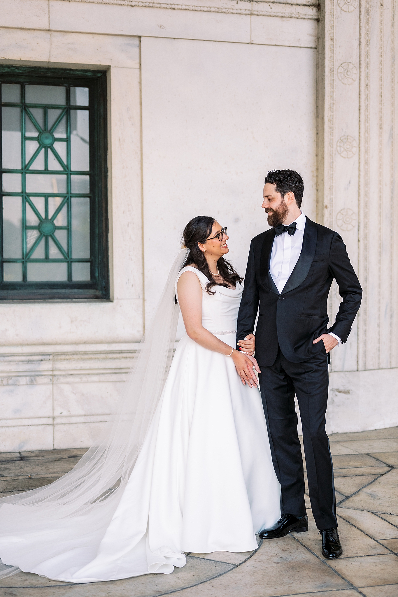 Chicago Museum Campus wedding portraits in Chicago, Illinois with Chicago wedding and portrait photographer Kim Ritchie Photography.