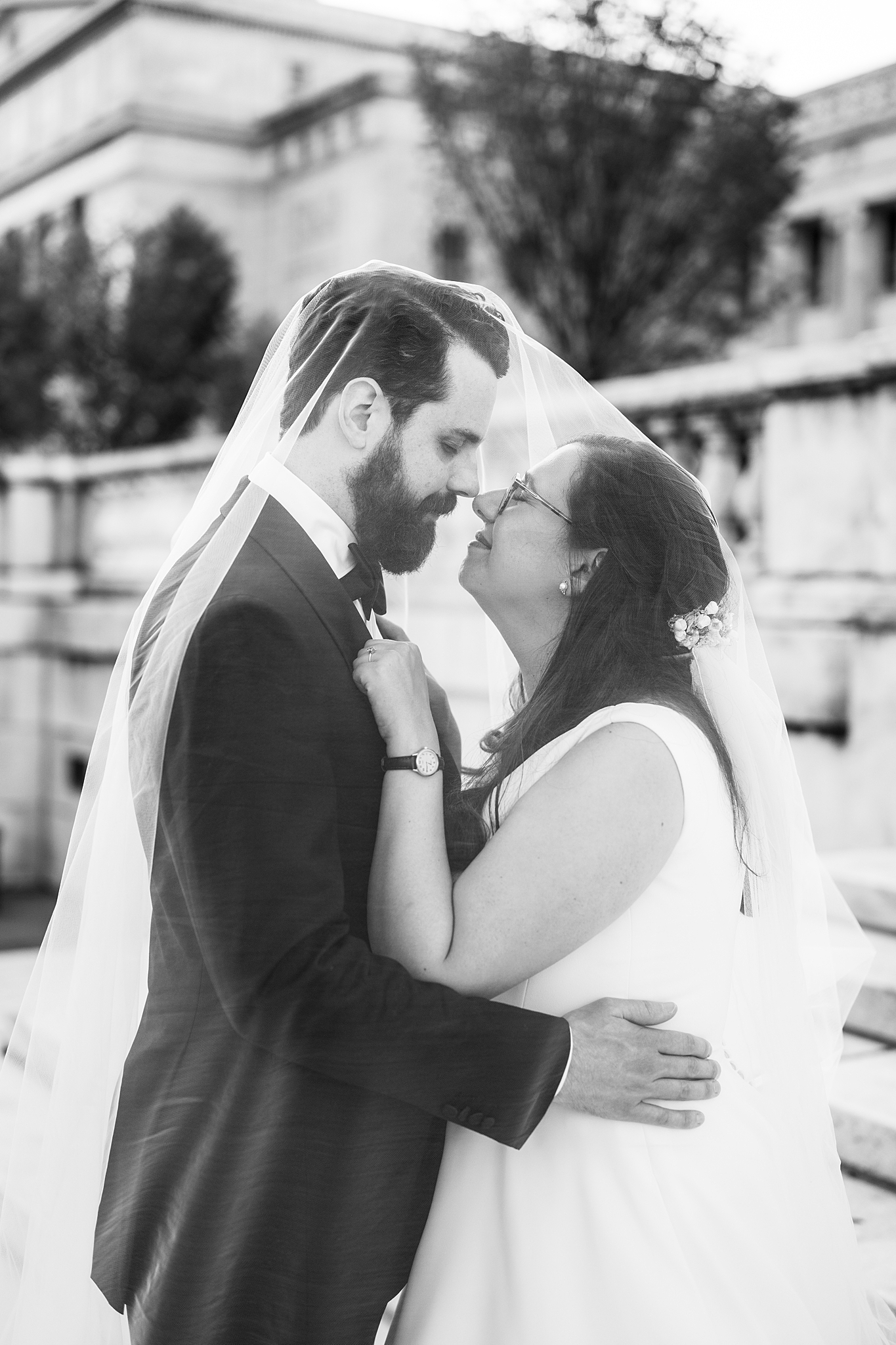 Chicago Museum Campus wedding portraits in Chicago, Illinois with Chicago wedding and portrait photographer Kim Ritchie Photography.