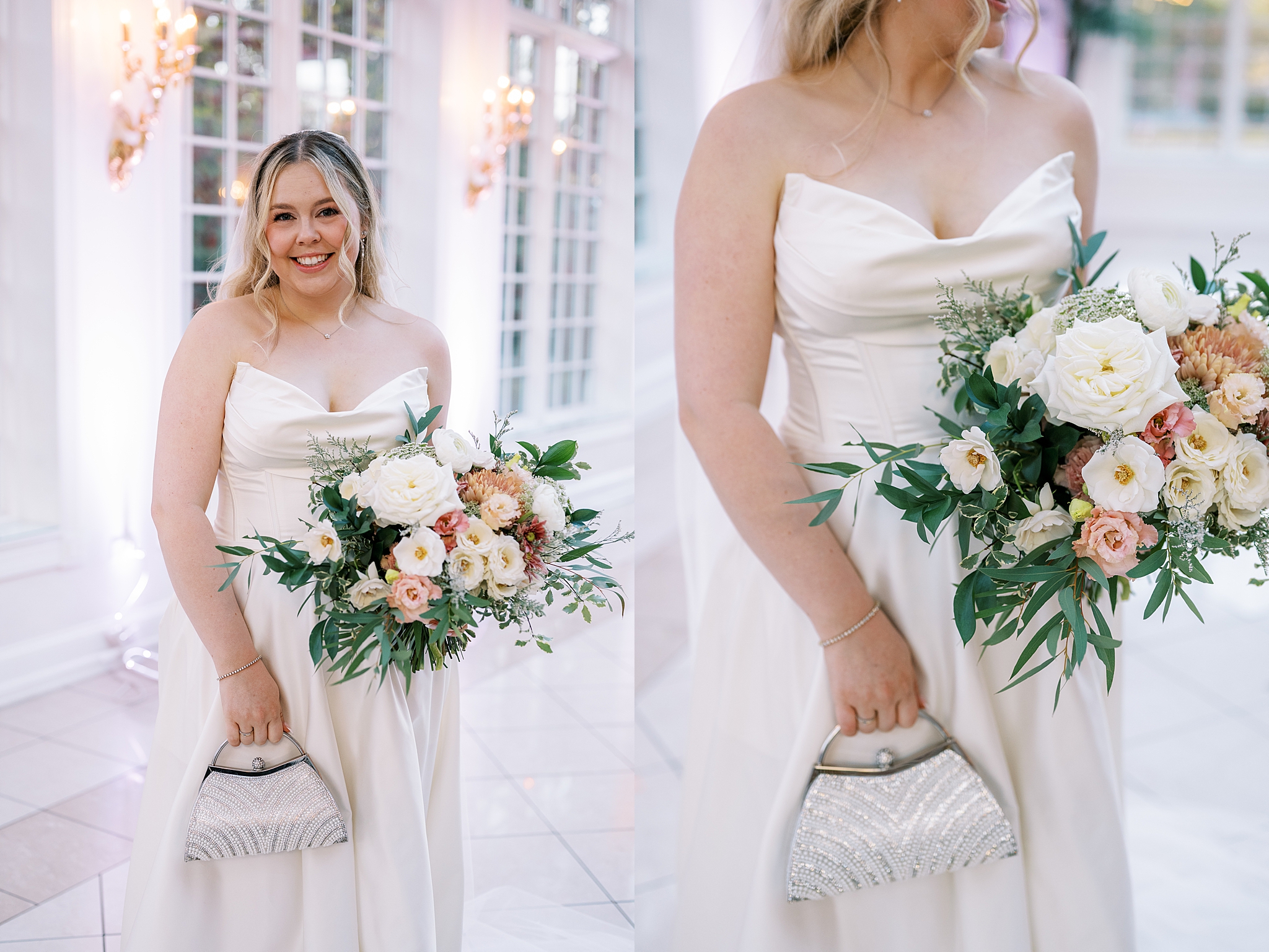 Fall wedding day at The Haley Mansion in Joliet, Illinois with Chicago wedding and portrait photographer Kim Ritchie Photography.