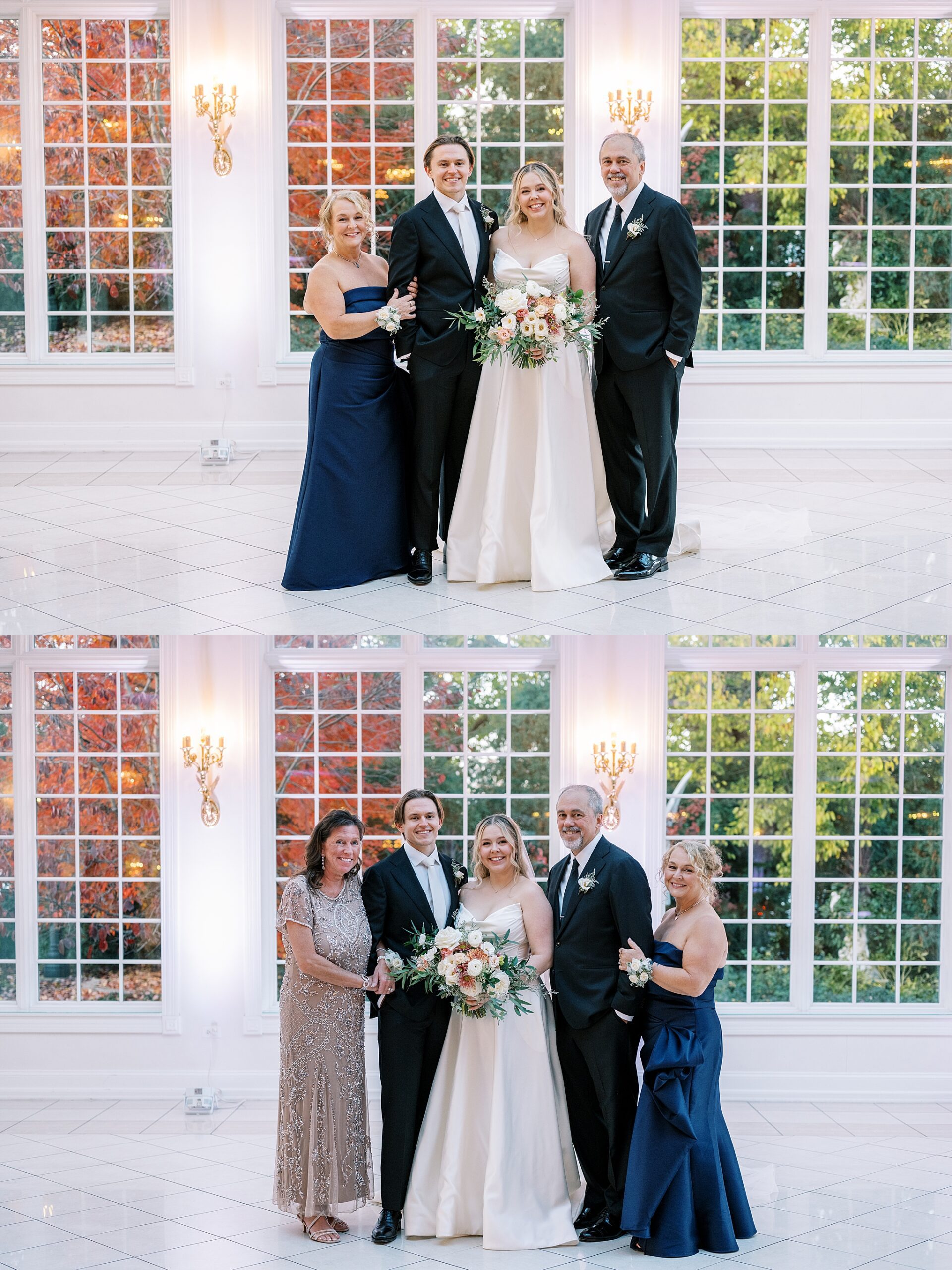 Fall wedding day at The Haley Mansion in Joliet, Illinois with Chicago wedding and portrait photographer Kim Ritchie Photography.