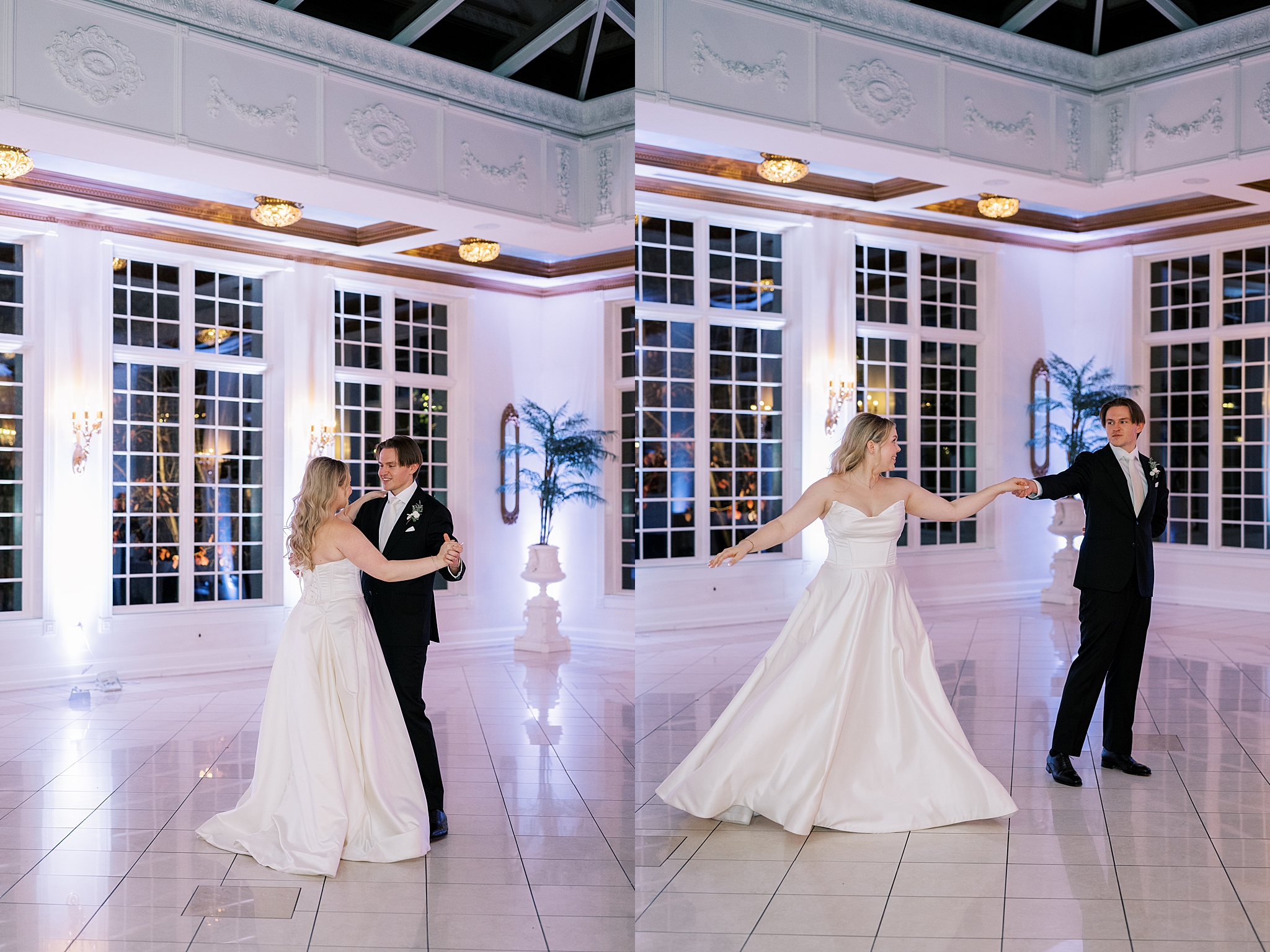 Fall wedding day at The Haley Mansion in Joliet, Illinois with Chicago wedding and portrait photographer Kim Ritchie Photography.