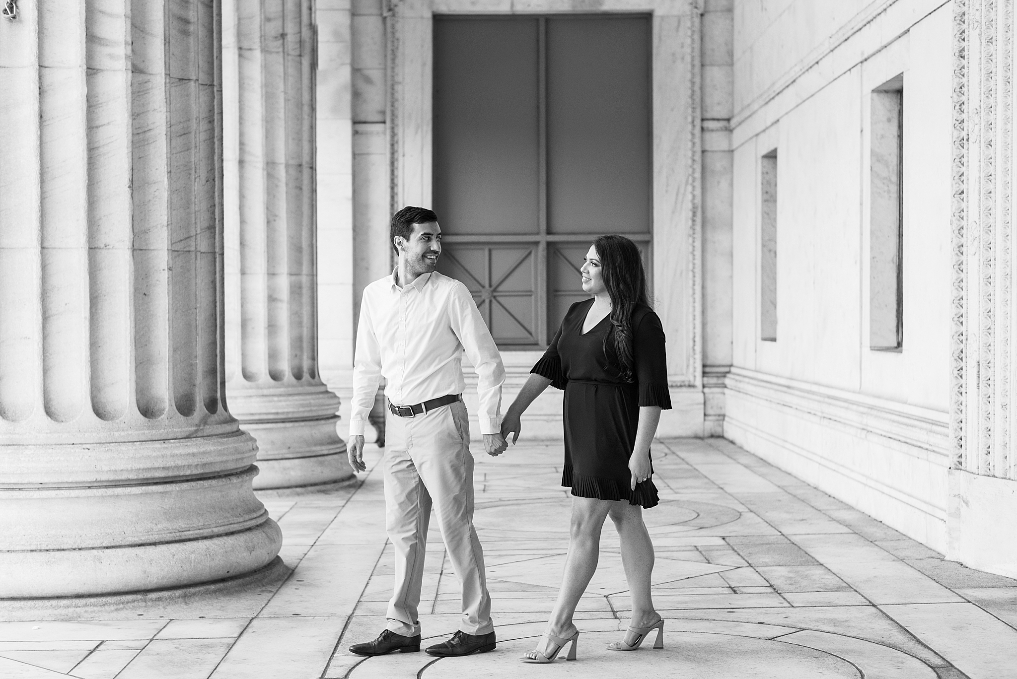 Chicago Museum Campus engagement photos in Chicago, Illinois with Chicago wedding and portrait photographer Kim Ritchie Photography.