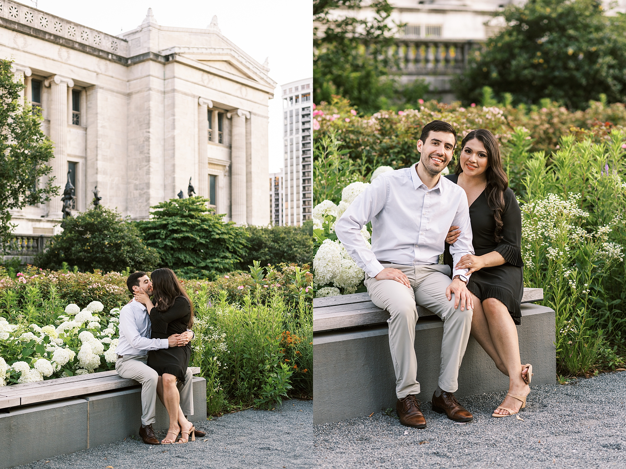 Chicago Museum Campus engagement photos in Chicago, Illinois with Chicago wedding and portrait photographer Kim Ritchie Photography.