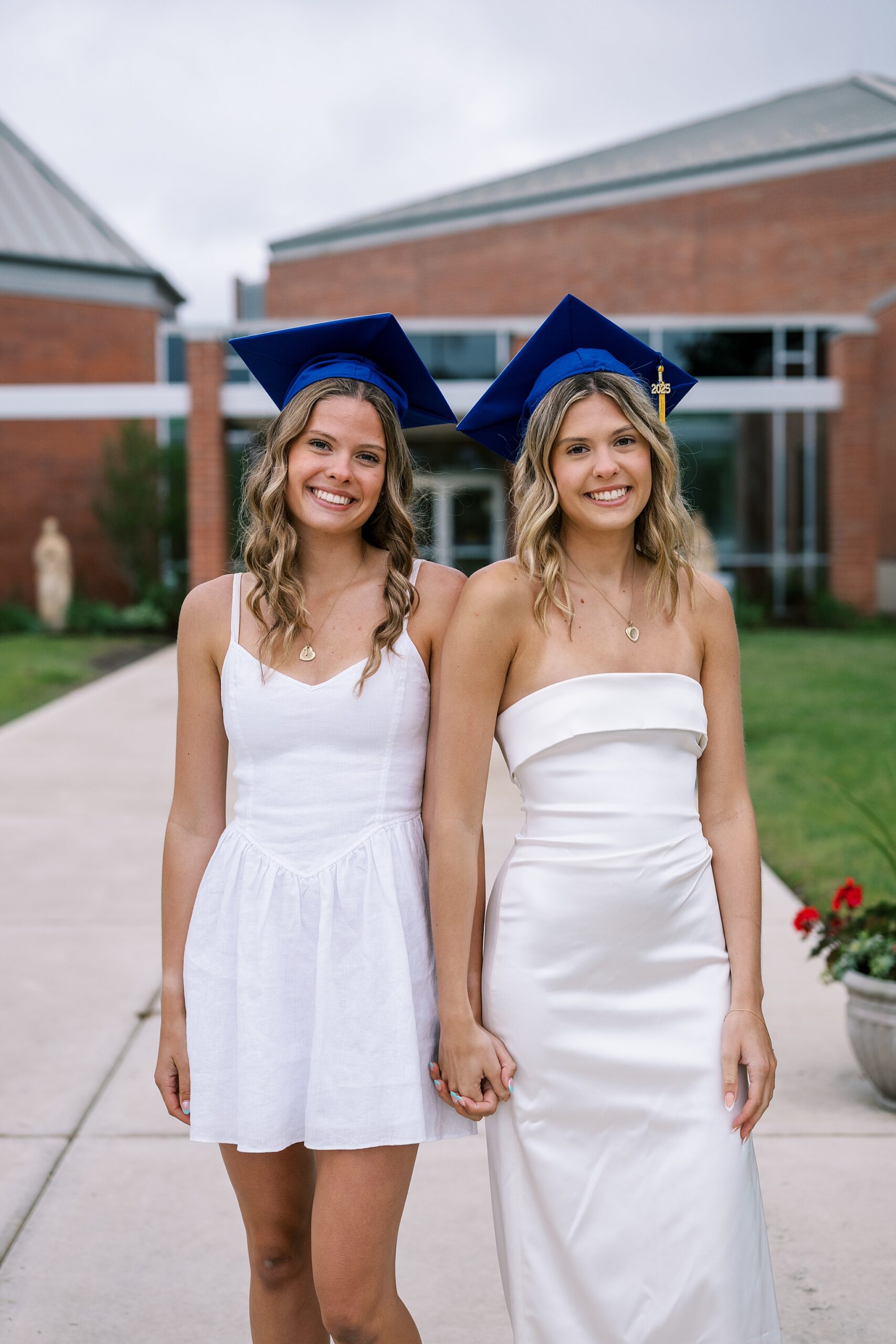 Aurora Central Catholic High School Graduation Photos | Chicago high school graduation cap & gown portraits with Chicago senior photographer Kim Ritchie Photography.