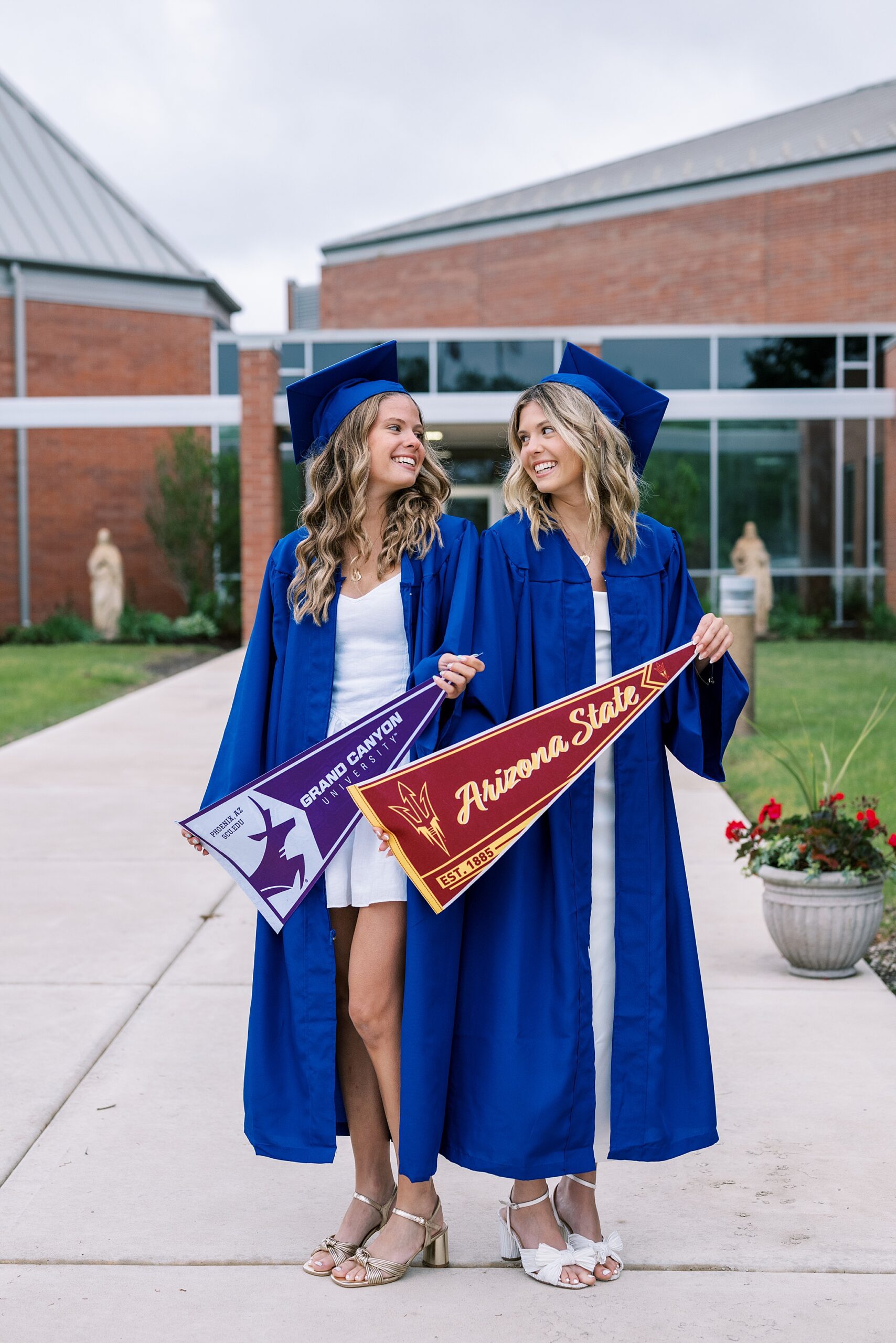 Aurora Central Catholic High School Graduation Photos | Chicago high school graduation cap & gown portraits with Chicago senior photographer Kim Ritchie Photography.
