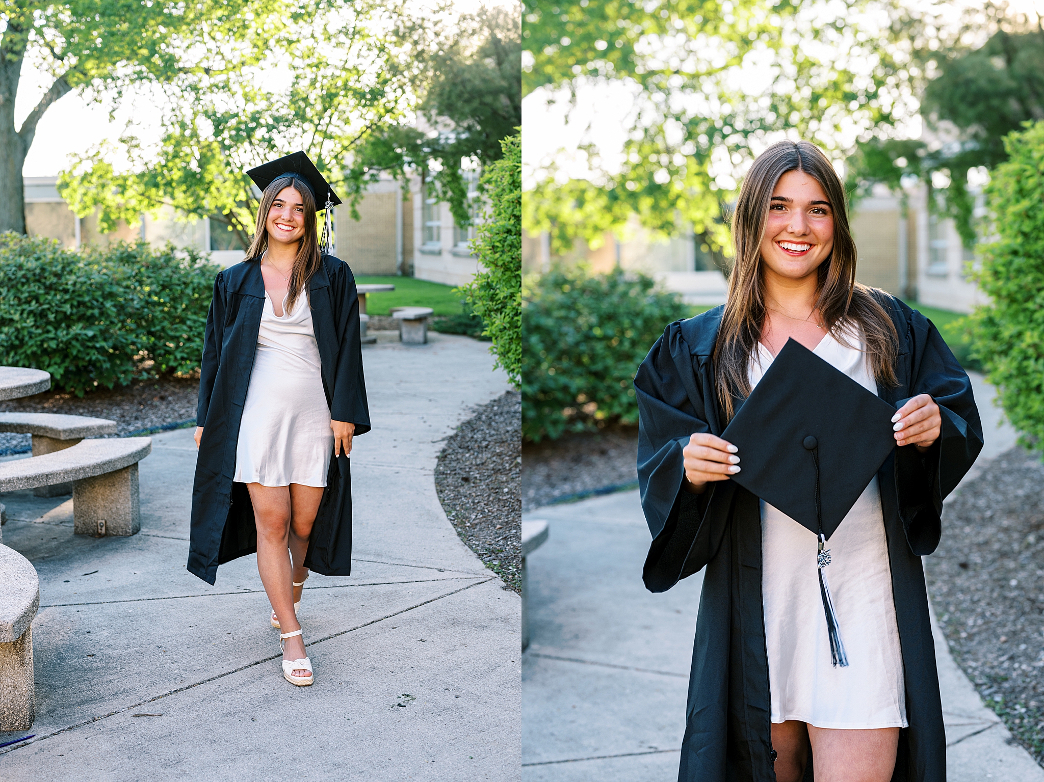 Kaneland High School Graduation Photos | Chicago high school graduation cap & gown portraits with Chicago senior photographer Kim Ritchie Photography.
