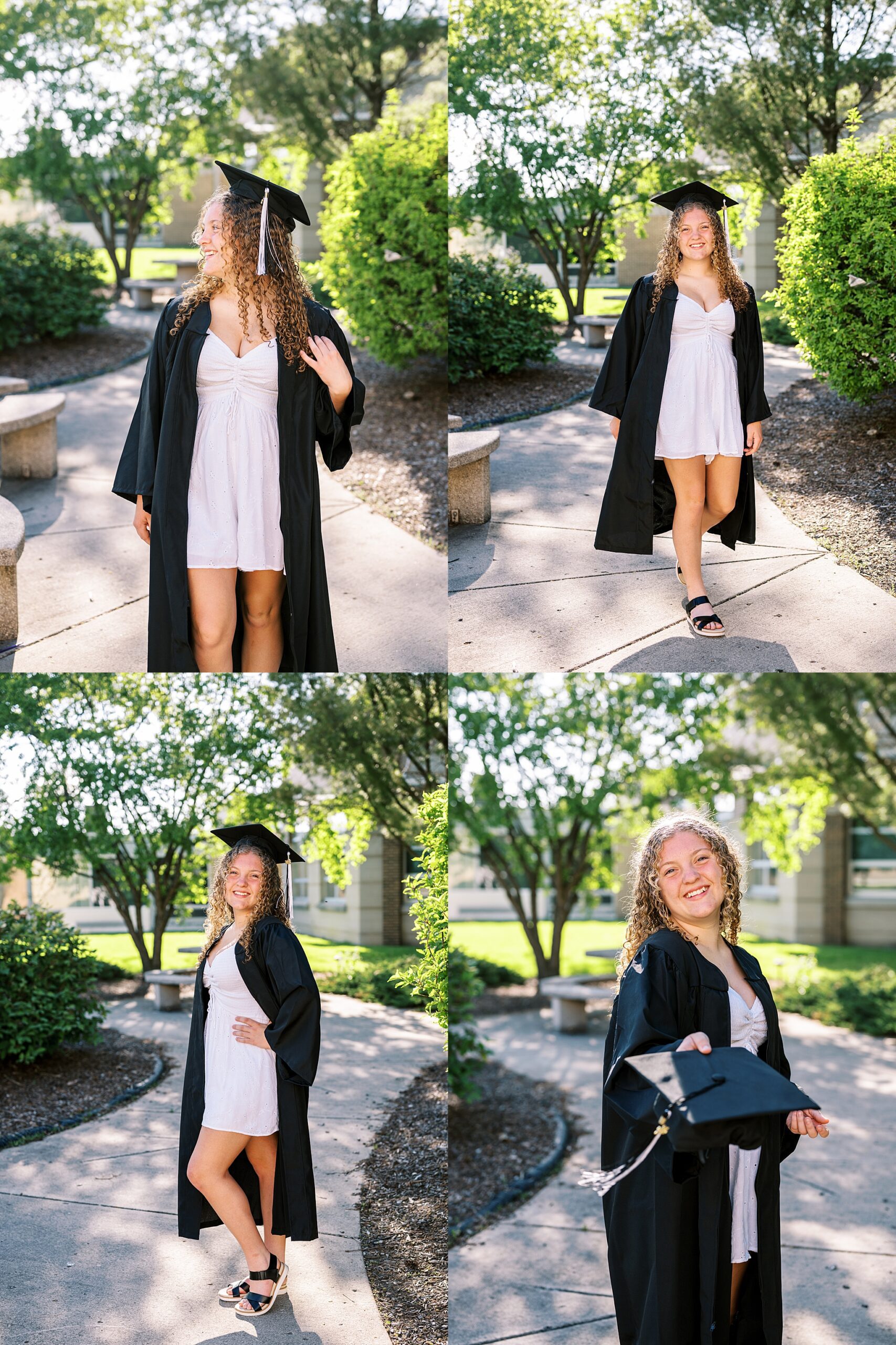 Kaneland High School Graduation Photos | Chicago high school graduation cap & gown portraits with Chicago senior photographer Kim Ritchie Photography.