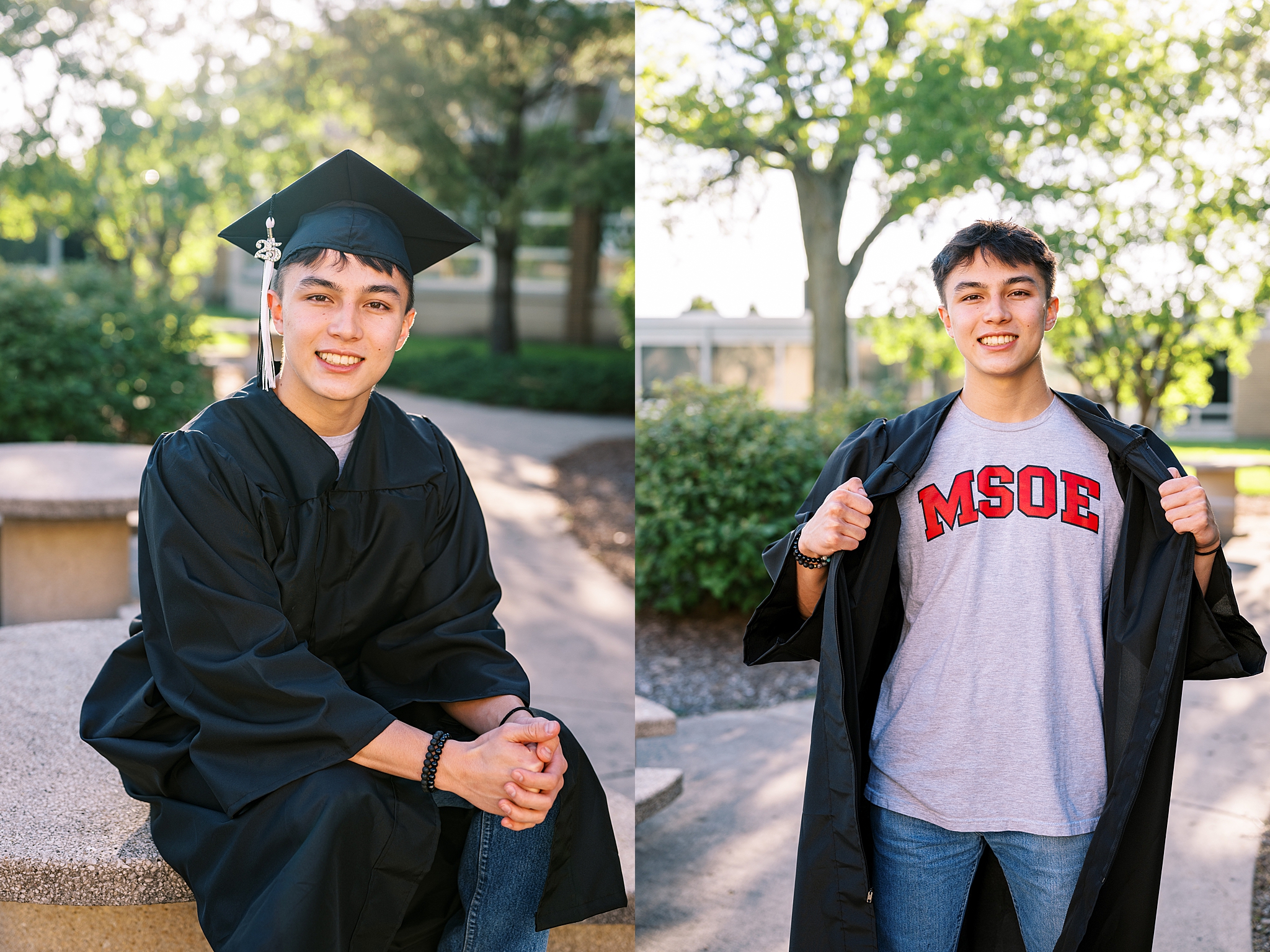 Kaneland High School Graduation Photos | Chicago high school graduation cap & gown portraits with Chicago senior photographer Kim Ritchie Photography.