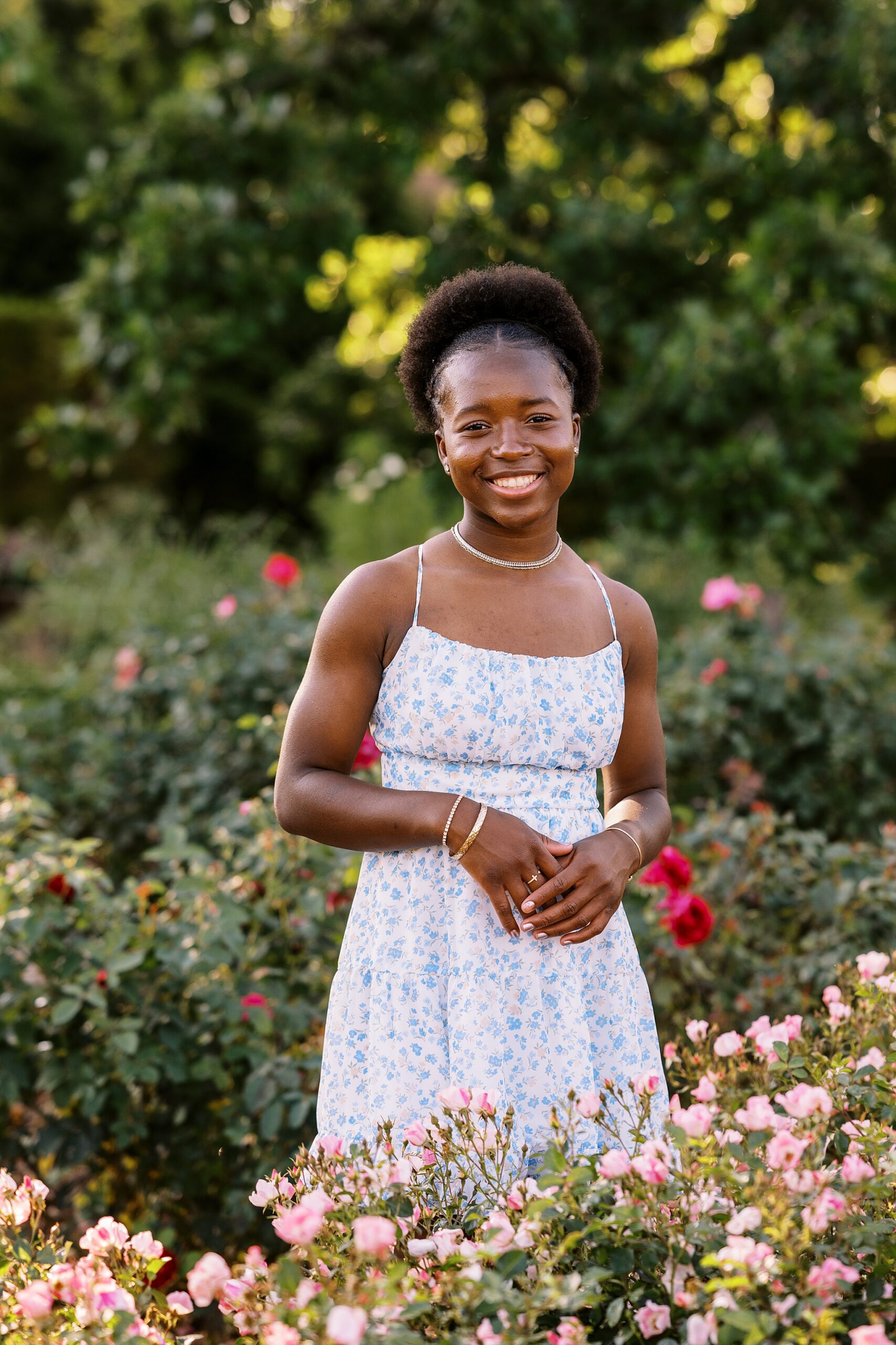 Senior photos at Cantigny Park in Wheaton, Illinois. Summer & fall senior portrait locations in the west suburbs – Kim Ritchie is a Chicago senior photographer serving the west suburbs.