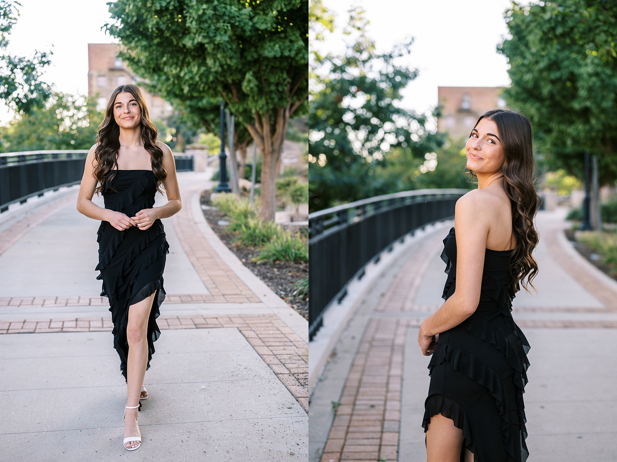 Senior photos in Downtown Aurora, Illinois. Summer & fall senior portrait locations in the west suburbs – Kim Ritchie is a Chicago senior photographer serving the west suburbs.