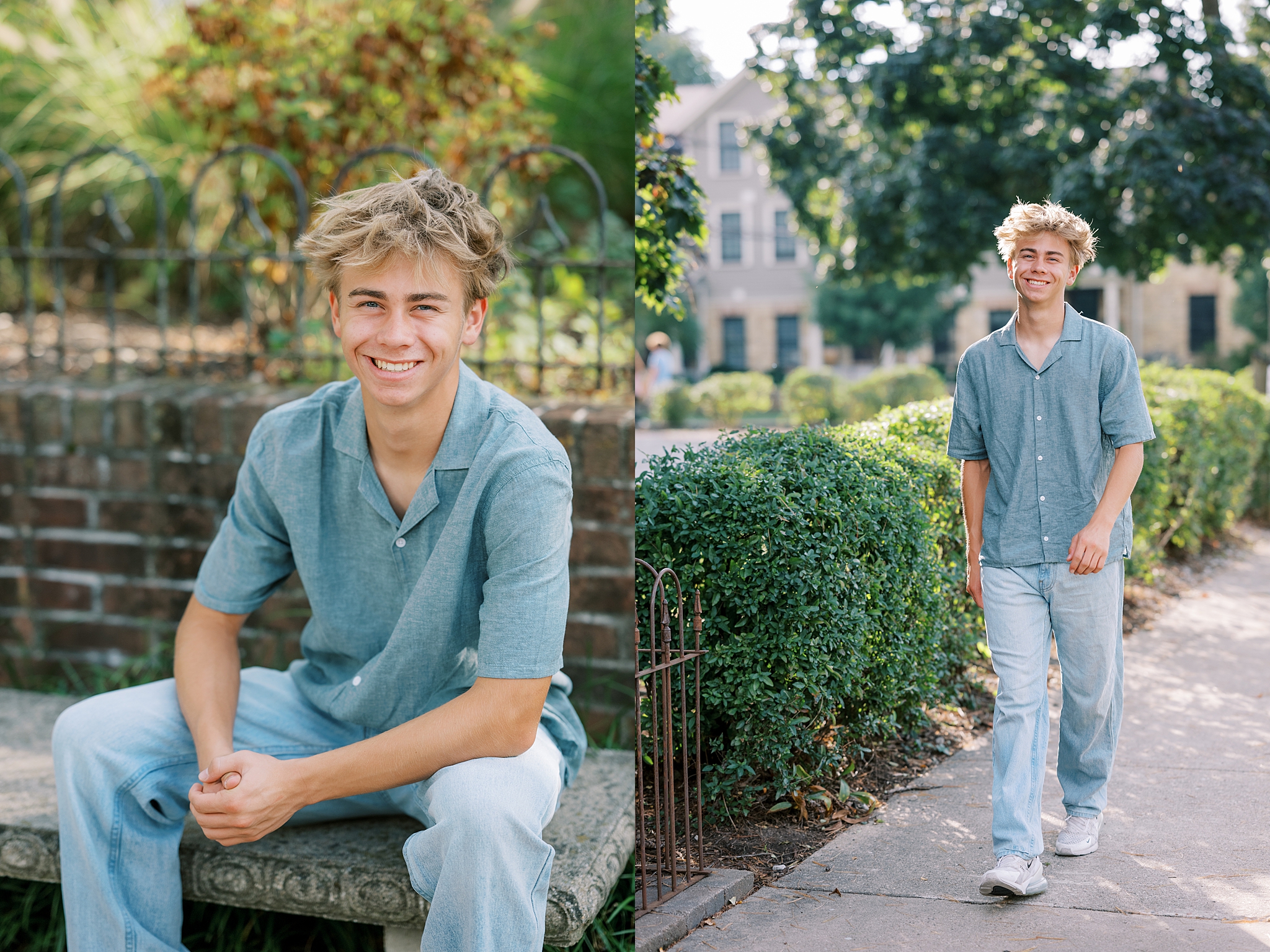 Senior photos in Downtown Geneva. Summer & fall senior portrait locations in the west suburbs – Kim Ritchie is a Chicago senior photographer serving the west suburbs.