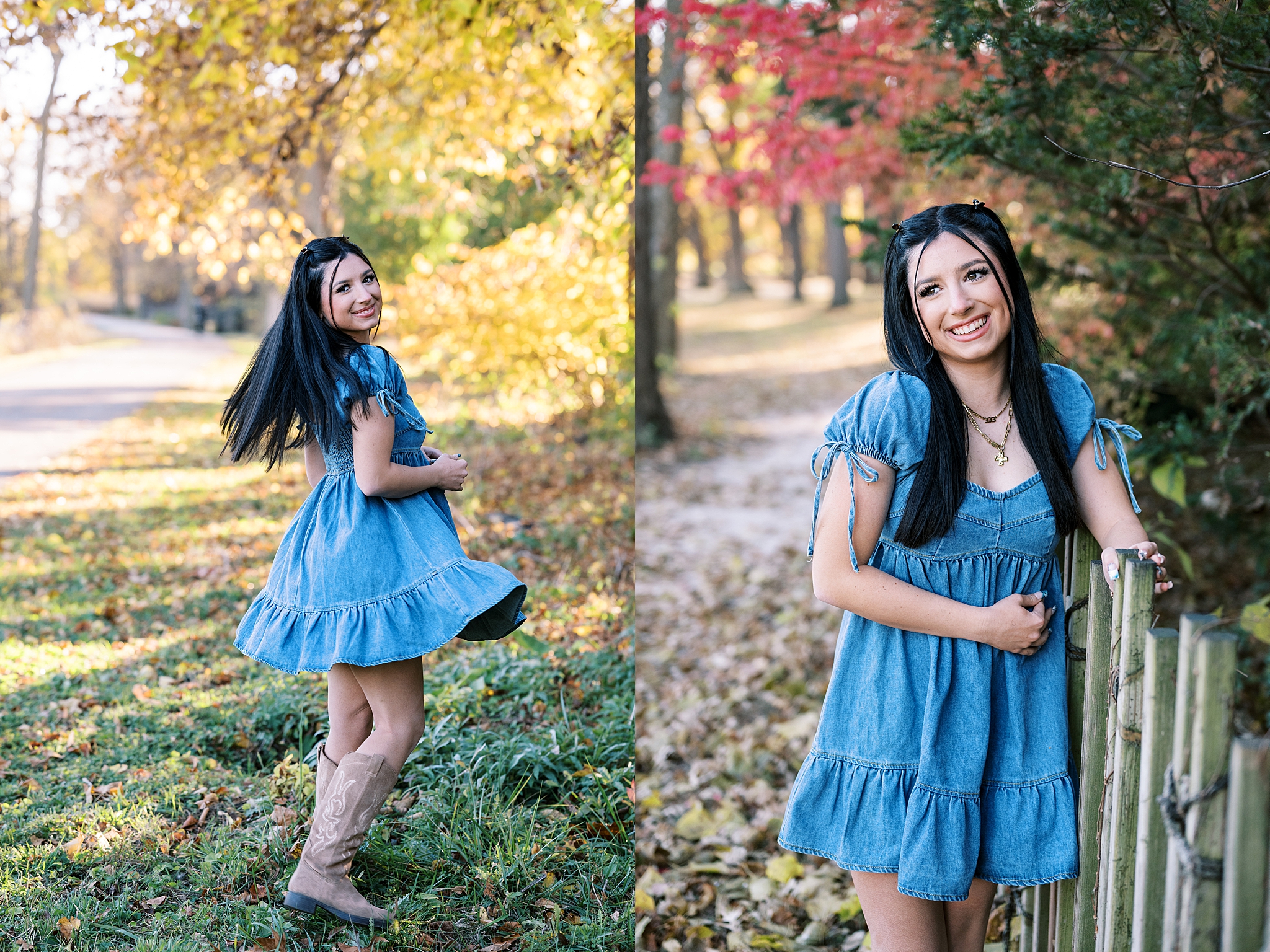 Senior photos at Fabyan Forest Preserve in Geneva. Summer & fall senior portrait locations in the west suburbs – Kim Ritchie is a Chicago senior photographer serving the west suburbs.