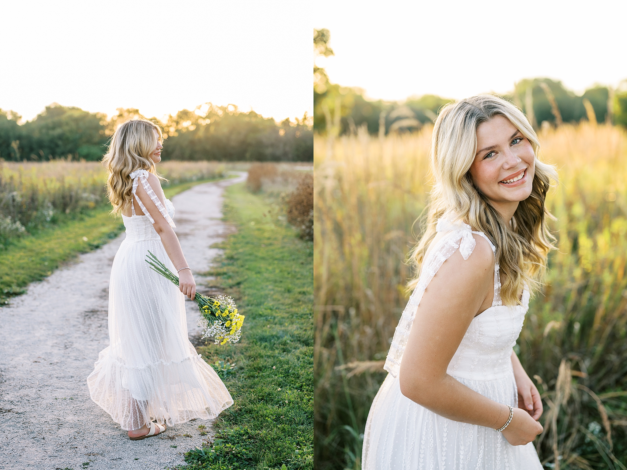 Senior photos at LeRoy Oaks in St. Charles, Illinois. Summer & fall senior portrait locations in the west suburbs – Kim Ritchie is a Chicago senior photographer serving the west suburbs.