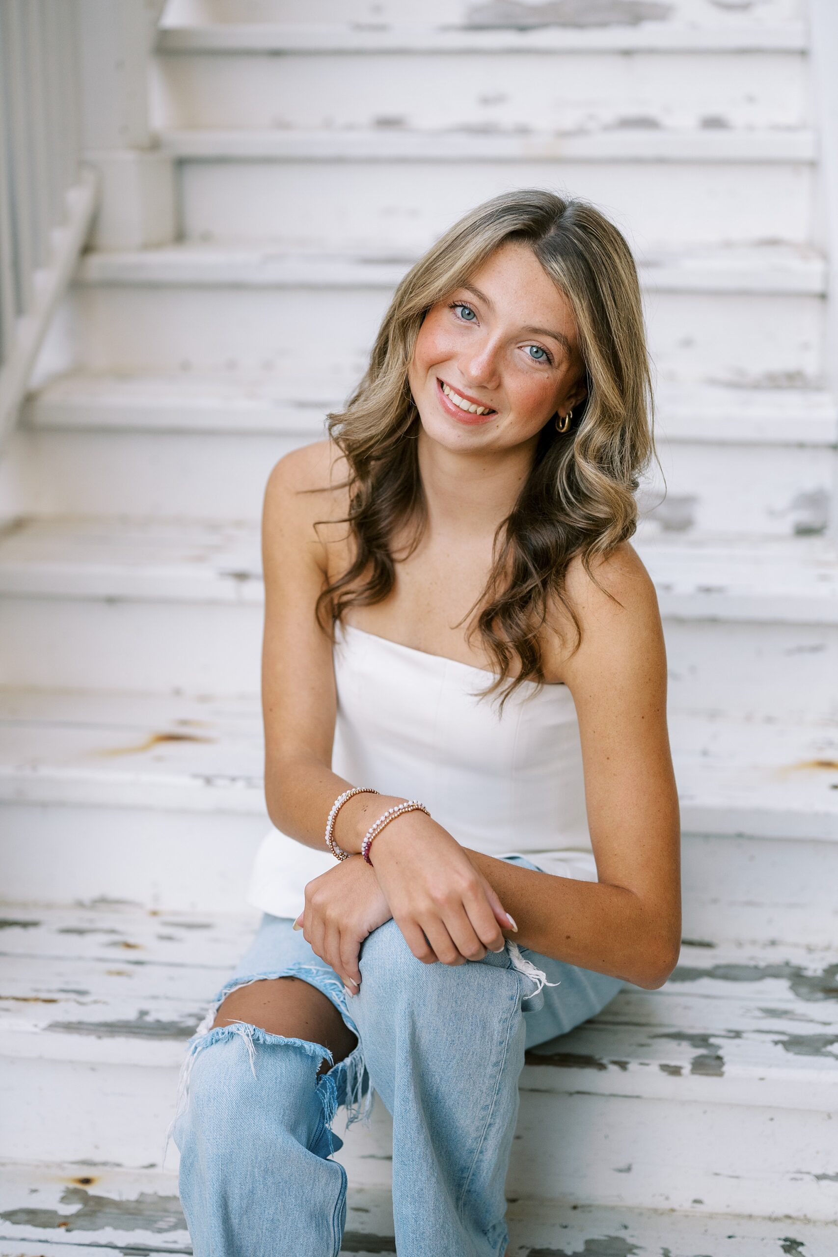 Fall senior portraits in Downtown Geneva and LeRoy Oakes Forest Preserve in St. Charles, Illinois with Kim Ritchie Photography.