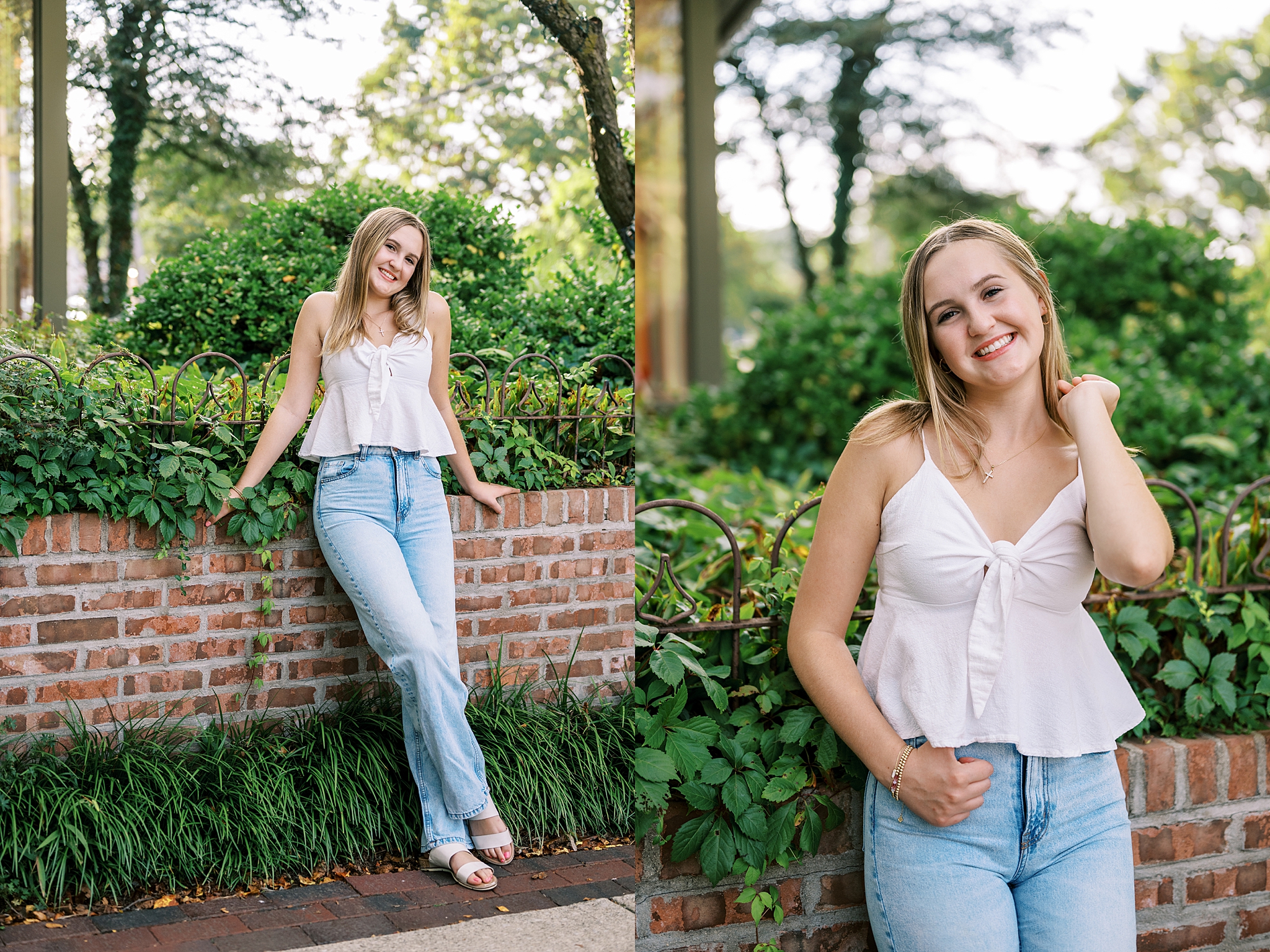 Inspiration for senior portraits in and around Geneva, Illinois with Chicago suburbs senior photographer Kim Ritchie Photography.