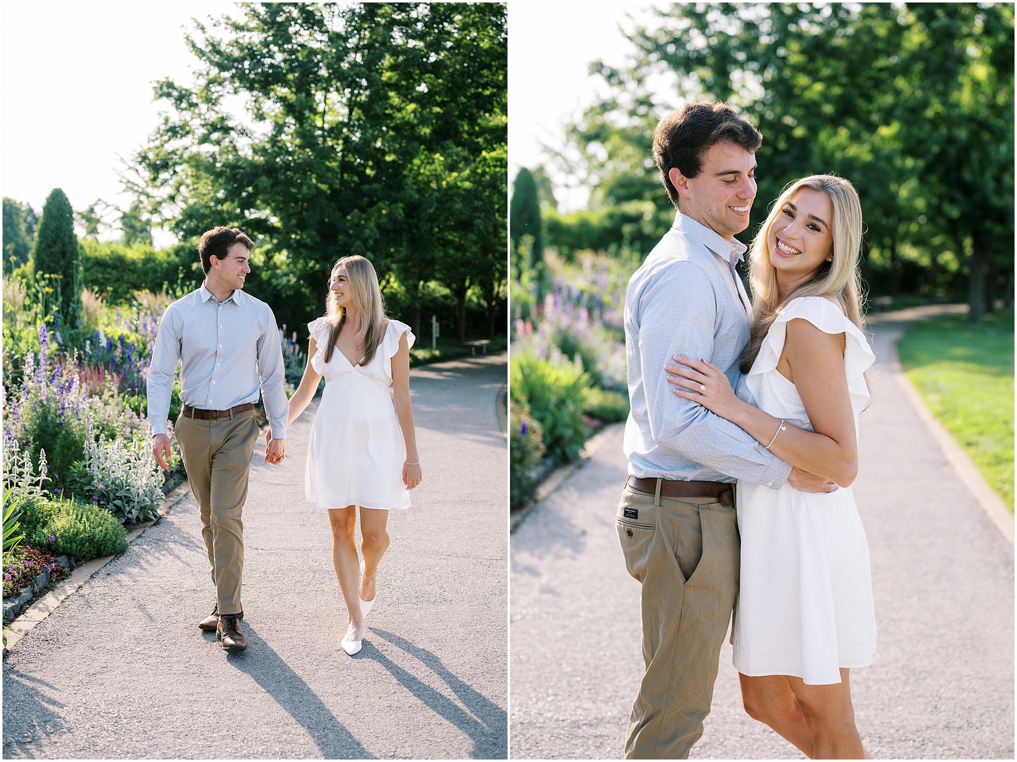 Kaylee & Jake's summer St. Louis engagement photos at the St. Louis Art Museum, Emerson Grand Basin, and Forest Park.