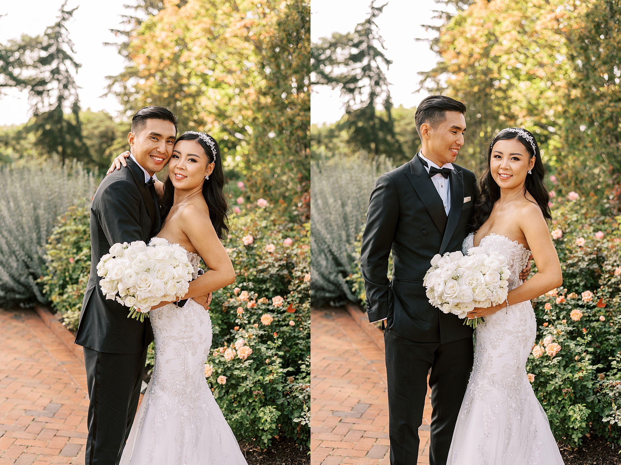 Summer Chicago Botanic Garden wedding day with Chicago wedding and portrait photographer Kim Ritchie Photography.