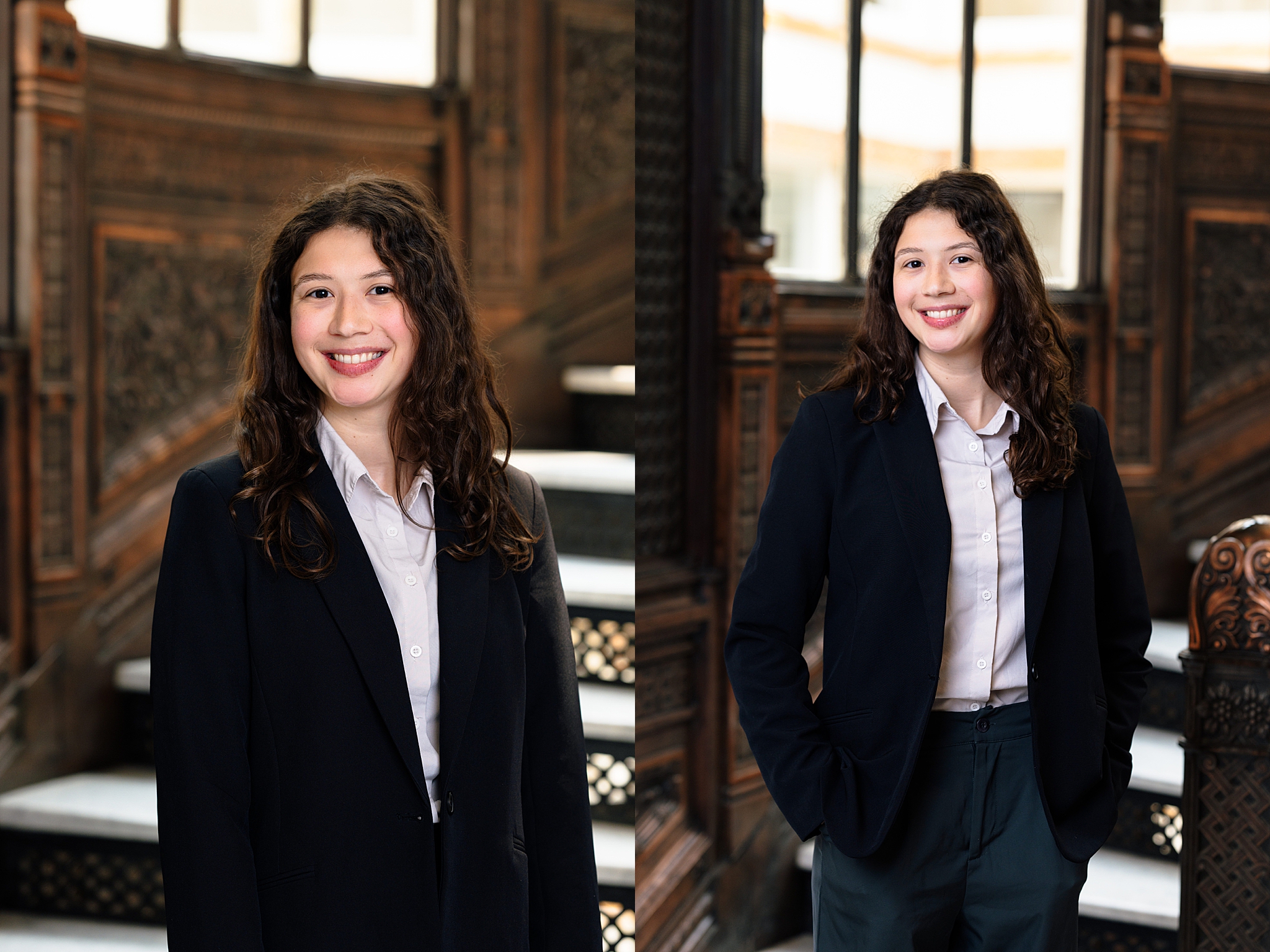 Financial services headshots and team photos at The Rookery with Chicago wedding and portrait photographer Kim Ritchie Photography.